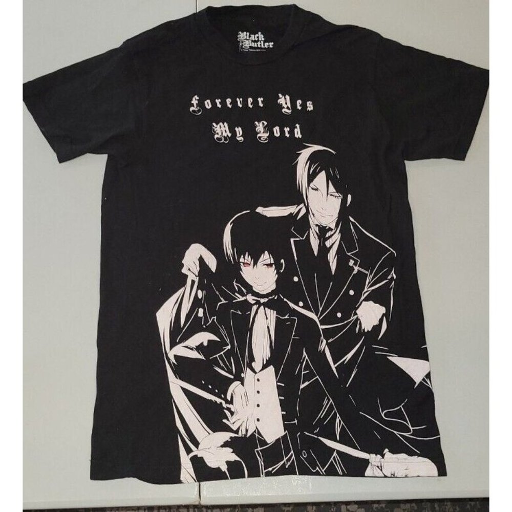 BLACK BUTLER SHORT SLEEVE T-SHIRT SIZE SM SQUARE ENIX ANIME MANGA